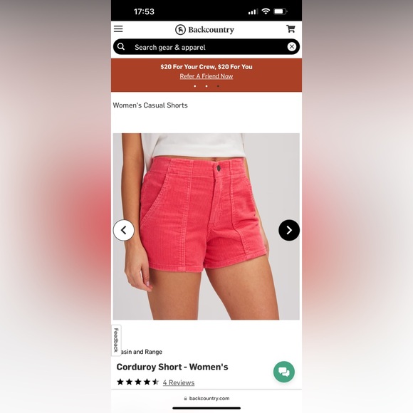 🤎 Basin + Range Brown Corduroy Shorts - RUNS LARGE - Picture 9 of 11